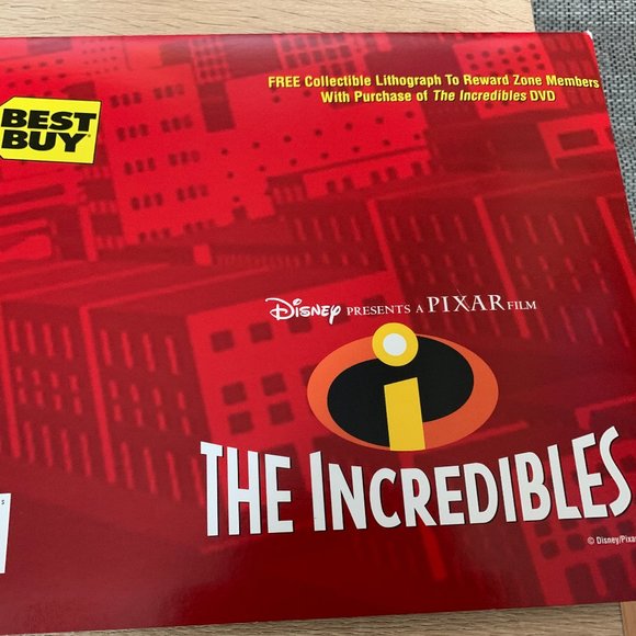 2004 Disney INCREDIBLES Movie Lithograph Picture - Picture 5 of 5